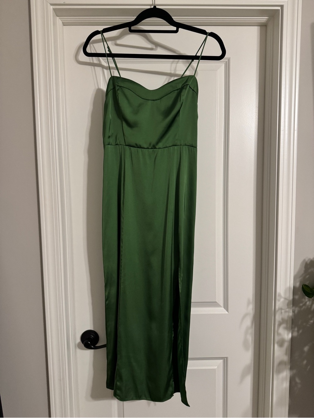 Abercrombie Camille Midi Satin Dress - Picture 5 of 7